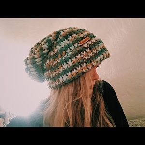Sea-Mist Over-Sized Slouchy Winter Hat